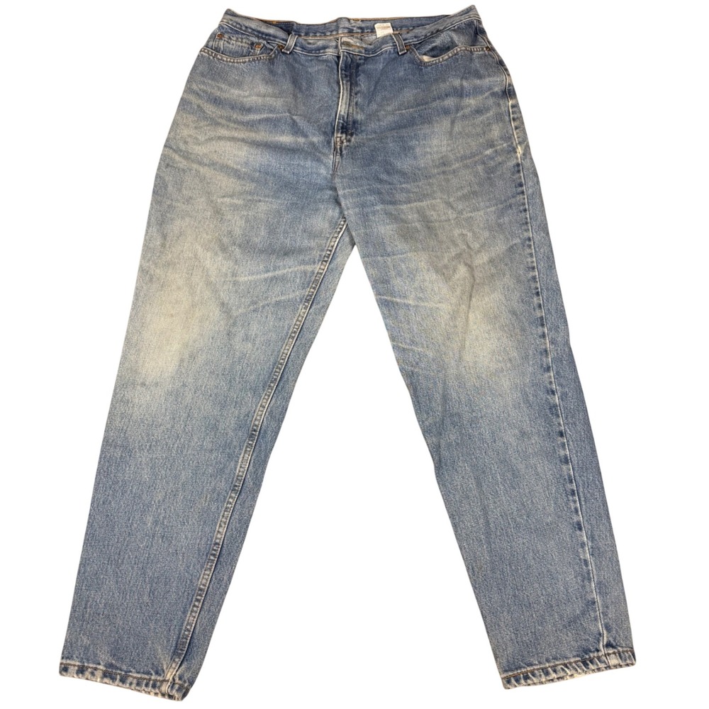 Levis 550 Relaxed Fit Tapered Leg Jeans Blue Denim Womens Size 20 M Vintage 90s